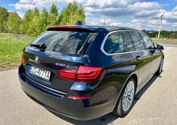 BMW Seria 5 cena 76999 przebieg: 278888, rok produkcji 2016 z Zgierz małe 254